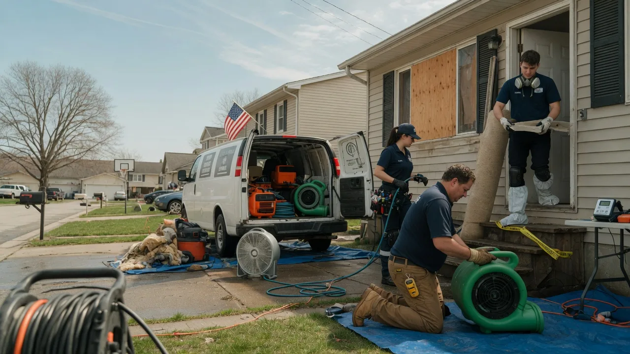 Water Damage Restoration in Metamora, IN near me